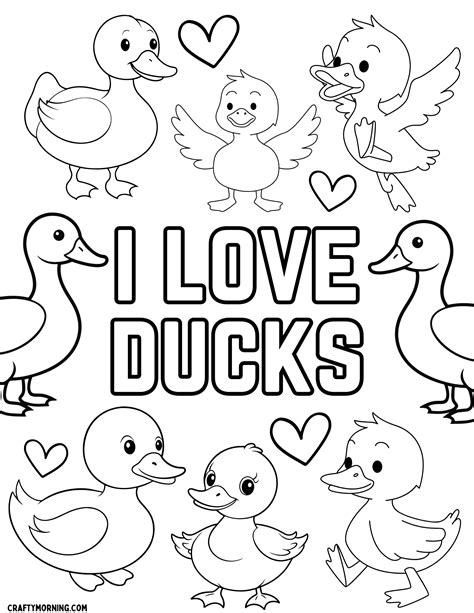 Ducks Coloring Pages [2025]