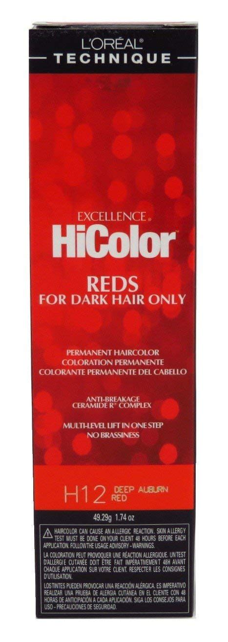 Loreal Excellence Hicolor H12 Tube Deep Auburn Red 1 74 | Desertcart INDIA