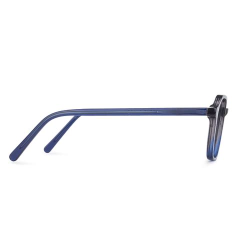 Buy Grey Blue Transparent Blue Full Rim Geometric Vincent Chase Online ...