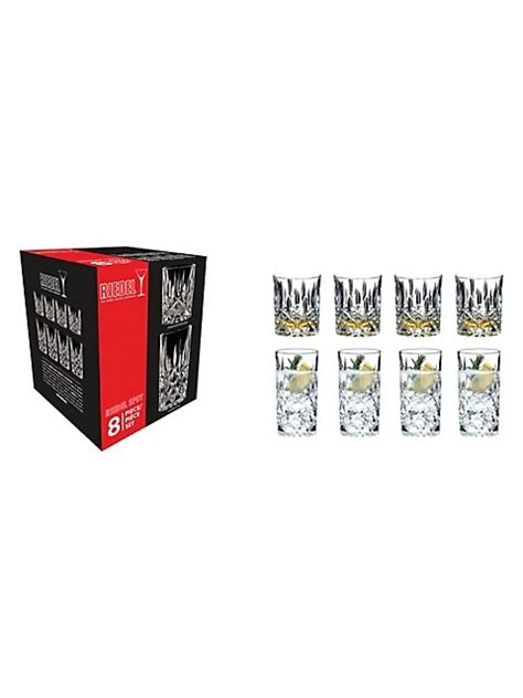 Spey 8-Piece Double Old Fashioned and Highball Glass Set
