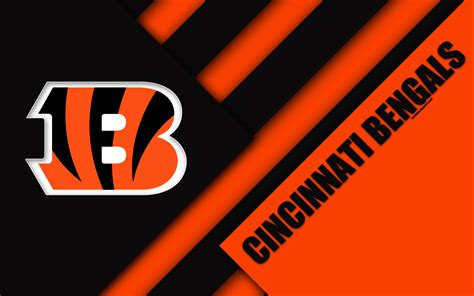 🔥 Free Download Wallpaper Cincinnati Bengals 4k Logo Nfl Black by ...