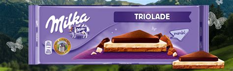 Milka Triolade, Dark White Alpine Milk Chocolate Bar Pouch, 280 Gram ...