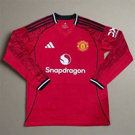 Manchester United Jersey Home 25 26 Season FULL SLEEVE – Red Raven Store