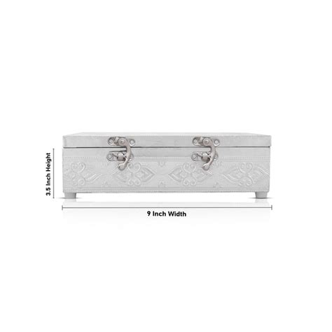Giri - Silver Pooja Box | Trinket Jewelry Box | Jewelry Box