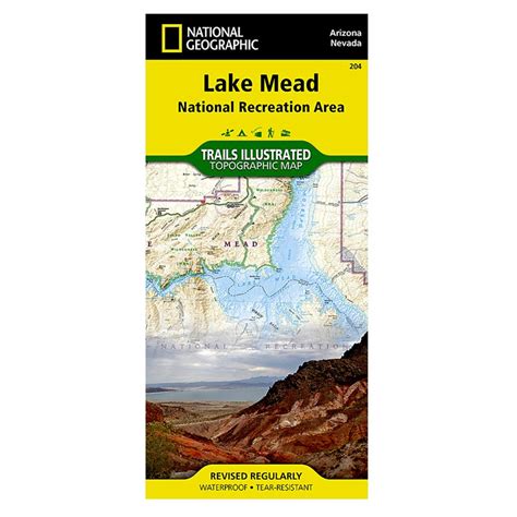 National Geographic Lake Mead Map - www.thewatersurf.com