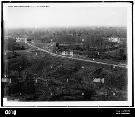 Panorama of the battlefield, Vicksburg, Miss., between 1910 and 1920 ...