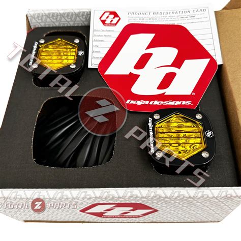 Baja Designs® 2 Pairs of S1 LED 2-inch Amber Wide Cornering Pod Fog Lights