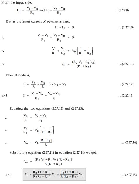Op-amp Summer or Adder Circuit - Working Principle, Circuit Diagram ...