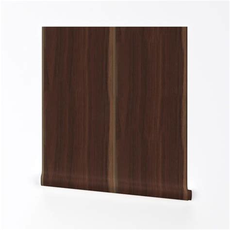 Buy Wood Wallpaper - Walnut Wood Paneling by Eclectic House - Retro ...