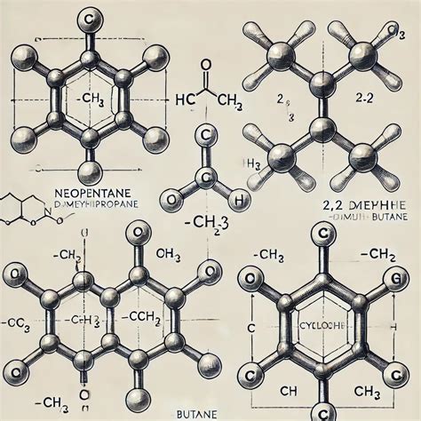 Draw structure of neo pentane neo hexane cyclobutene draw somewhere ...