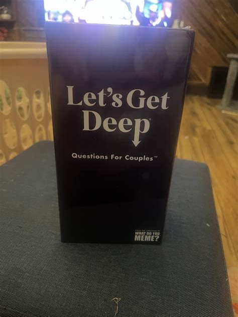 Let's Get Deep Game Questions For Couples - Brand New In Package | eBay