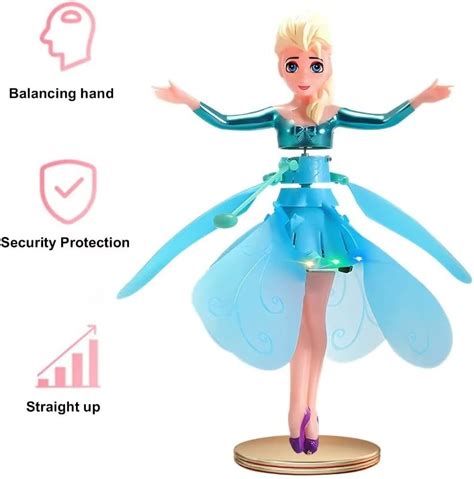 Buy Magic Flying Fairy Princess Doll, Flying Fairy Toys for Girls,Sky ...