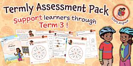 Gr 1 Phonics - T2 - Termly Assessment - Pack (CAPS Aligned)