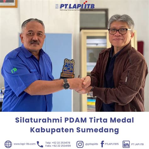PDAM Tirta Medal Sumedang Regency Visit | PT LAPI ITB, Delivering ...