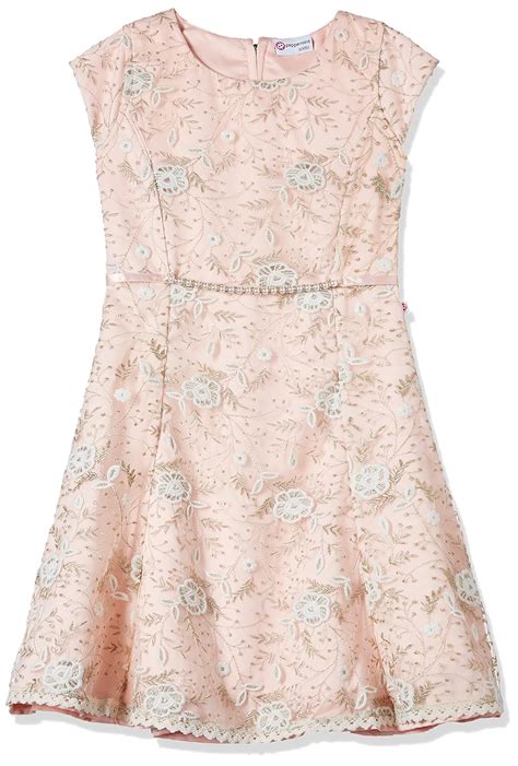 Buy Peppermint Girls' Dress (L-TP-DRS-2162-4711_Peach_90) at Amazon.in
