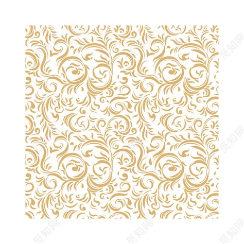 金色欧式花纹壁纸底纹图案素材免费下载 - 觅知网