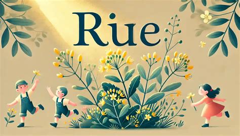 Rue Name: Meaning, Origin & Popularity - Baby Names