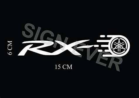 SIGN EVER Rx100 Racing Logo Stickers for Bike Side Stem Tank Mudguard ...