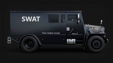 SWAT Van Truck - 3D Model by Holy360