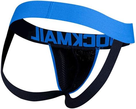 Buy JOCKMAIL Sexy Men Jock Strap Underwear Men Mesh Thongs Underwear ...