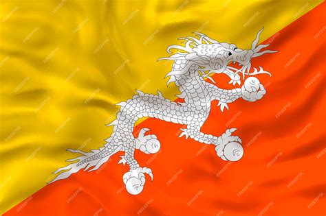 Flag Of Bhutan