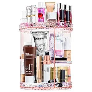Sorbus Rotating Makeup Organizer, 360° Rotating Adjustable Carousel ...