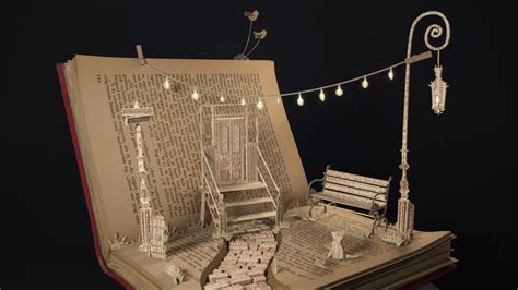 Image result for Python Script for 3D Modeling a Book