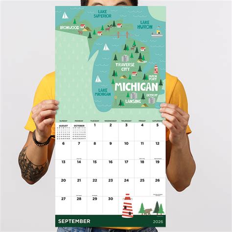 2026 Home: Michigan Wall Calendar | TF Publishing | Calendars ...