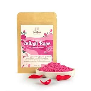 Nat Habit Gulaab-E-Preet Pink Gulal Raas Organic Natural Holi Colors ...