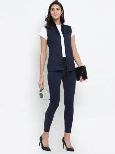DARZI Sleeveless Solid Women Jacket - Buy DARZI Sleeveless Solid Women ...