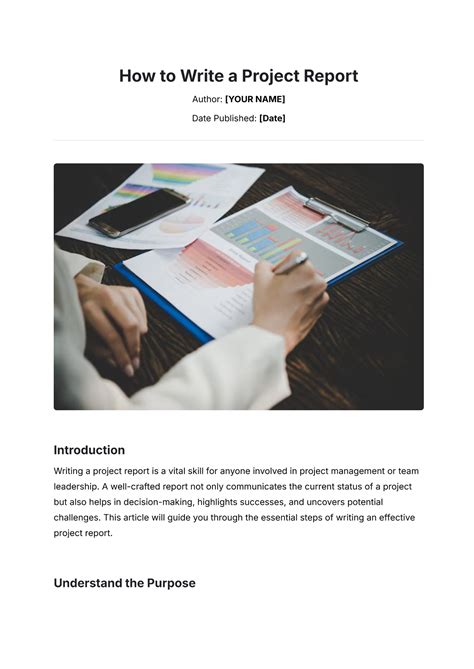 Image result for Writing a Project Report