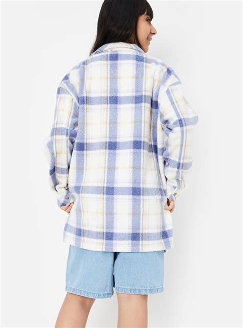 Buy Girls Tartan Checked Shacket Online at just Rs. 1299.0 ...