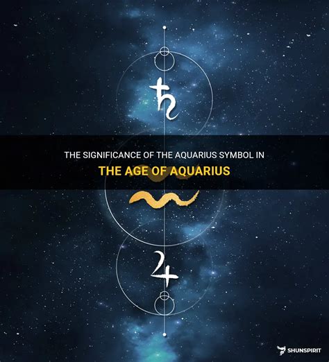 The Significance Of The Aquarius Symbol In The Age Of Aquarius | ShunSpirit