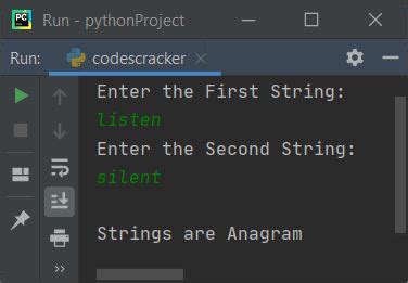 How to Check Anagram Using Python 的图像结果