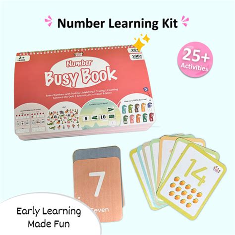 Number Mastery Kit – Number Binder + Flashcards Tracing – Little Minds ...