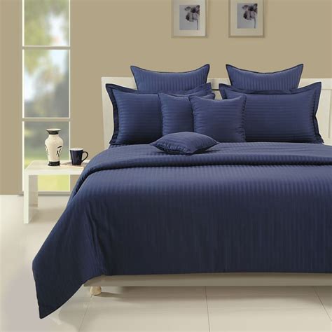 Navy Blue Sonata Duvet Cover – Swayam India