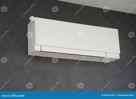 Wall Air Conditioner in Modern House. Indoor Air Conditioner AC Unit ...