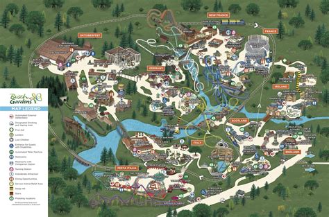 Busch Gardens Williamsburg Park Map | Fasci Garden