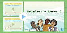 KS2 Rounding Numbers: Rounding to the nearest 10, 100, 100.