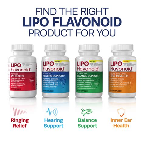 Lipo-Flavonoid Tinnitus Relief Supplement 100 Count | Amerikasepetim