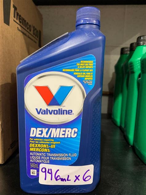 Valvoline Dex/Merc Autiomatic Transmission Fluid 6x946ml