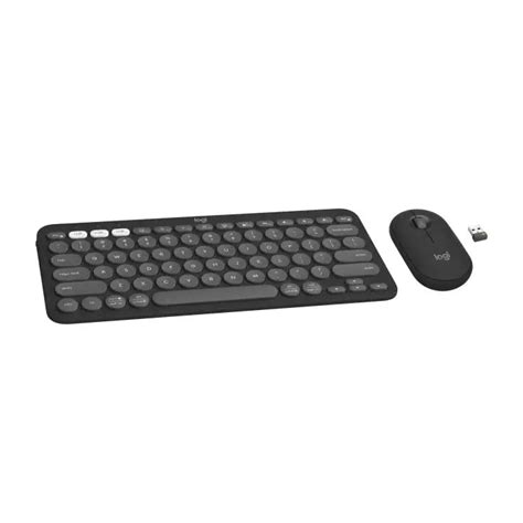 Logitech Keyboard Mouse Combo Pebble 2 Combo Graphite – BROOT COMPUSOFT LLP