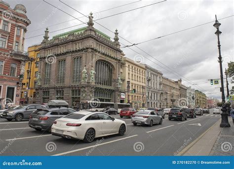 Saint-Petersburg - Russia October 4, 2022: Nevsky Prospect, St ...