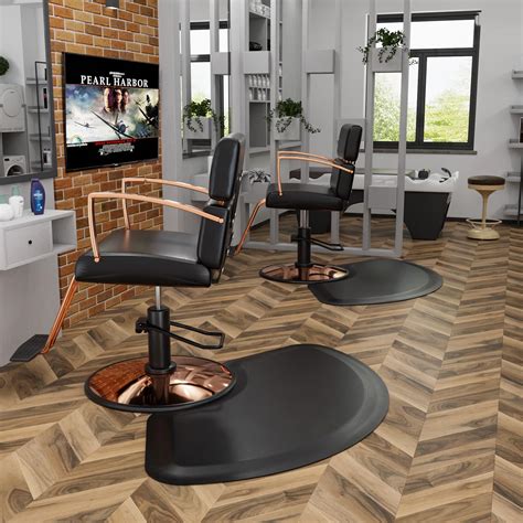 Salon Floor Mat Anti Fatigue Thick Barber Chair Mats, Salon Mat for ...
