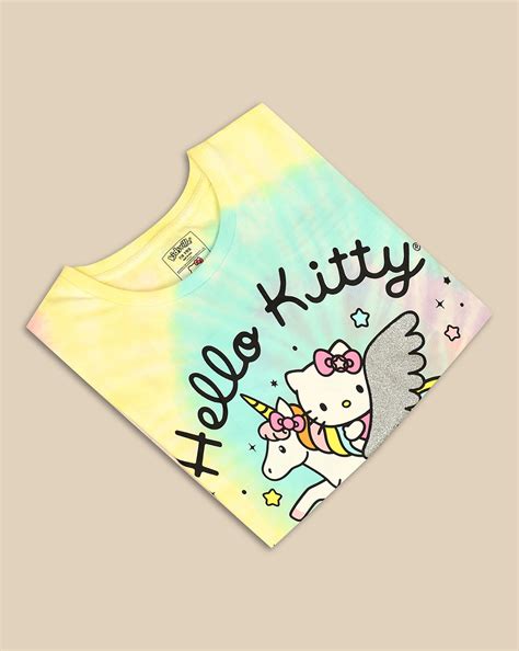 Hello Kitty Printed Relaxed Fit Tshirt For Girls – Kidsville