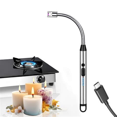 T Topline Electric Rechargeable Plasma Gas Lighter for Kitchen, Lighter ...