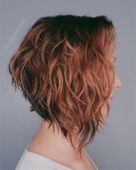 25 Stacked Inverted Bob Haircuts for Curly Hair in 2024 | Curly hair ...