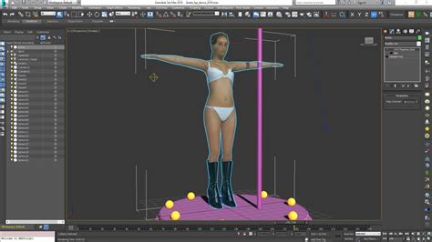 3D model Aneta Girl Sexy Dance VR / AR / low-poly rigged animated ...