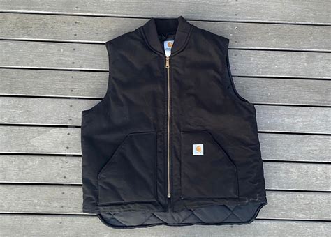 CARHARTT DUCK VEST BLACK 腰ゴムモデル TALL | CEREAL（シリアル）