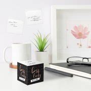 Buy Boss Lady Sticky Note Cube / 600 Sheets / 2.75 Memo Block Printed ...